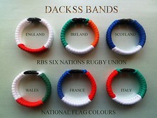 Rugby Union RBS Six Nations Team National Flag 550 Paracord Wristband Bracelet