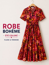 Robe Bohème Femme Été