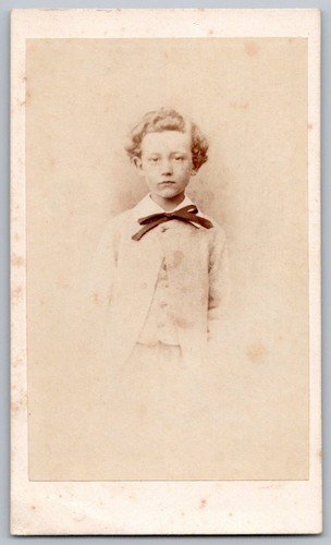Cdv 1865 garçon costume - garçon, clair