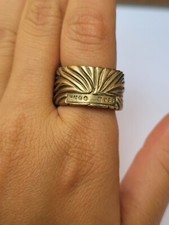 Vintage HUGO BOSS costume jewellry ring RARE!