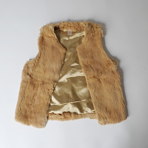 Veste gilet manteau lapin - en,