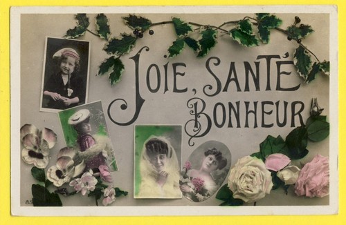Carte postale joie - carte,