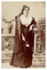 France, Young Arlesian Woman, Vintage Print, March 28, 1900 France, Young Woman