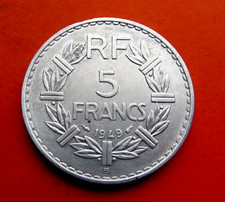 Pièce de 5 FRANCS  1949  B  " ALU "  LAVRILLIER