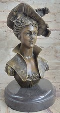 Buste Art Nouveau D'Un Jeune