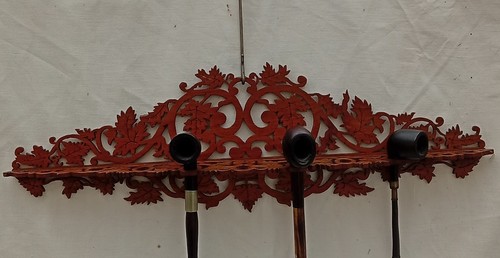Porte pipes ancien en - ,, bois