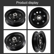 Poulie de ralenti plate en