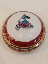 Limoges porcelain "Cycles Gypsy" advertising box - Goumot-Labsse