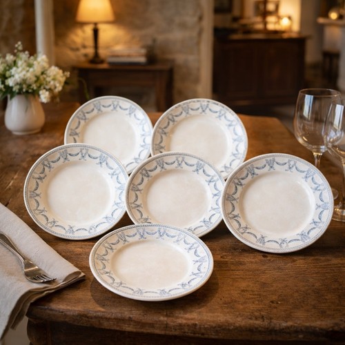 Lot assiettes à dessert - à,