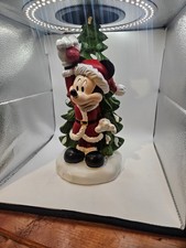 DISNEY Mickey Mouse Statue Christmas Tree Resin Figurine Figure Decor 13"