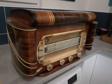 radio vintage HALL RADIO LYON + tourne-disques à réviser