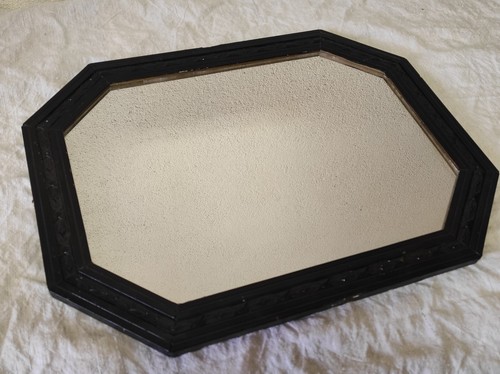Ancien miroir cadre - miroir, bois