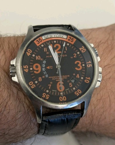 Hamilton khaki air race - race, gmt