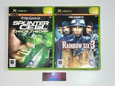 Lot 2 Jeux Splinter Cell Chaos Theory&Rainbow Six 3 - Xbox Complet VF Microsoft