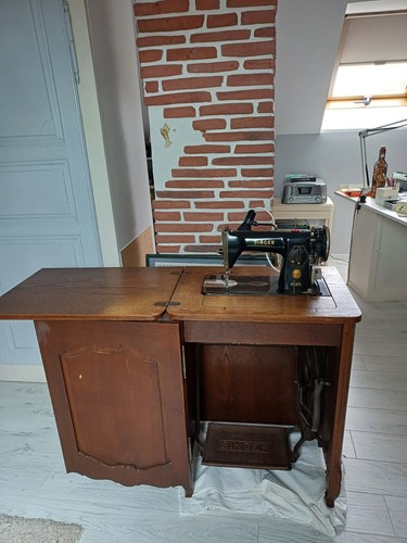 Meuble machine coudre singer - machine, a