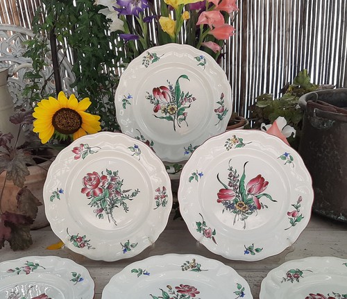 Assiettes plates lunéville - plates,