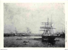 Art - Painting - Eugène Boudin - Port of Bordeaux - Museum of Agen - White Back - V