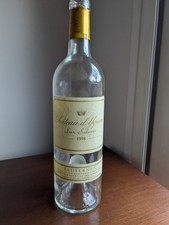 Bouteille vide château Yquem