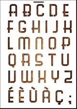 Pochoir A4 en plastique Mylar