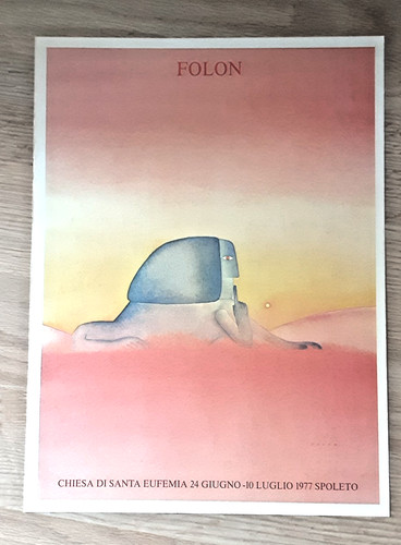 Affiche folon reproduction - affiche,
