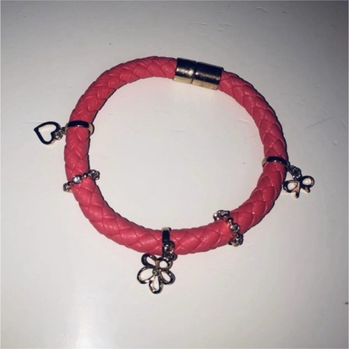 Bracelet similicuir tressé