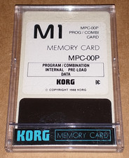 KORG M1 Memory Card!  #MPC-00P--Program/Combination Data
