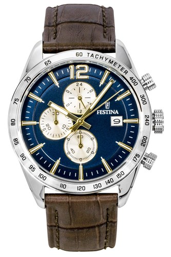 Montre festina timeless bleu - montre,