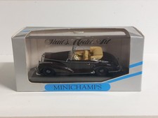 Voiture miniature Mercedes-Benz 300 S Cabriolet 1951-1955 Dark Minichamps - 1/43