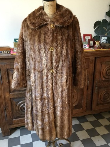Manteau fourrure vintage - fourrure,