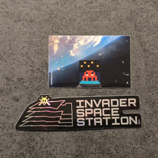 INVADER Stickers  Limited Edition Space Station Art 4 Space 👾 Paris 2024
