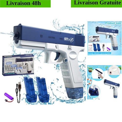 Pistolet eau électrique - pistolet, à