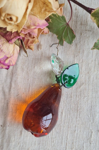 Ancienne pampille lustre fruit - ancienne,