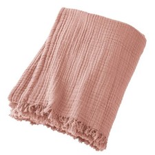 Plaid à franges 130x160 cm