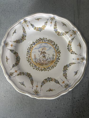 Ancienne assiette faience - ancienne,