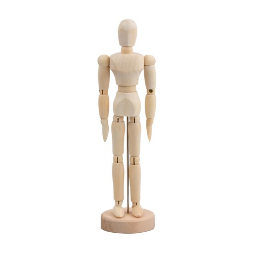 Mannequin articulé bois - articulé, en