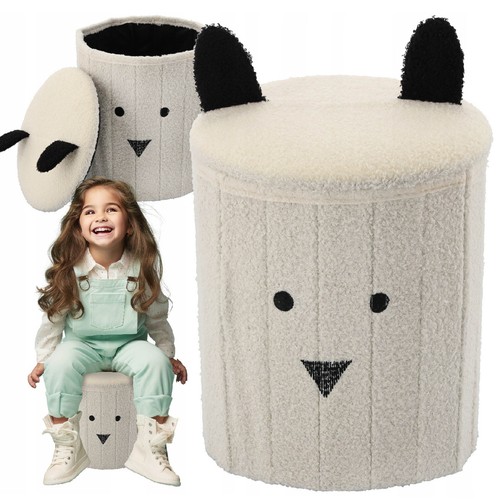 Pouf pliant avec rangement en - pouf,