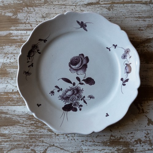 Assiette ancienne faience - assiette, en