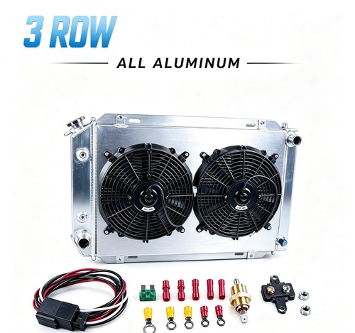 3row radiator shroud fan for - radiator+shroud+2*fan,