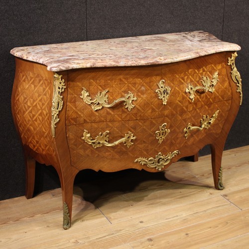 Commode meuble bois - , marqueté