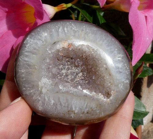 Améthyste agate géode - &,