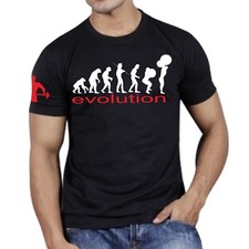 Evolution GYM T-shirt Crossfit Training Sport Workout TShirt S-XXL