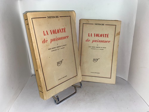 Nietzsche volonté de - la,