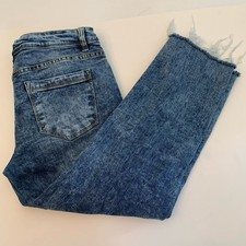 Skinny JE Paprika Jeans Womens 32 Blue Medium Wash Distressed Denim