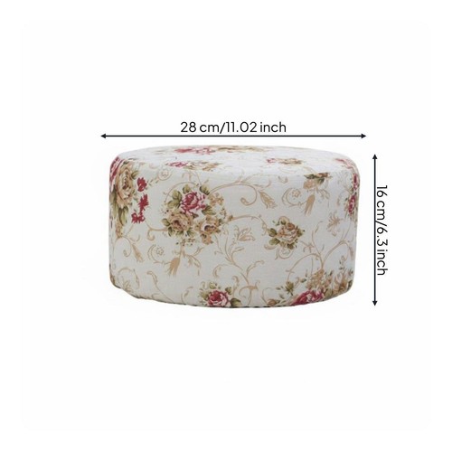 Pouf rond rembourré avec
