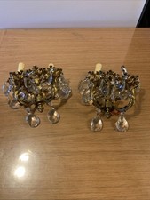 paire d'appliques A Pampilles