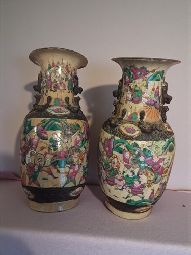 Paire vases chinois - paire,