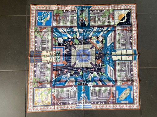 Foulard carré hermès soie - foulard, en