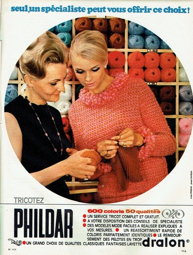 Advertising 0421 1966 phildar - 0421,
