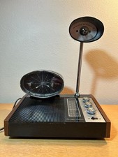 VTG MCM Wittnauer AM FM Clock Radio Lamp The Longines Symphonette Working (READ)