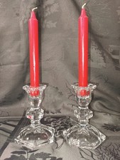 Paire de bougeoirs vintage en